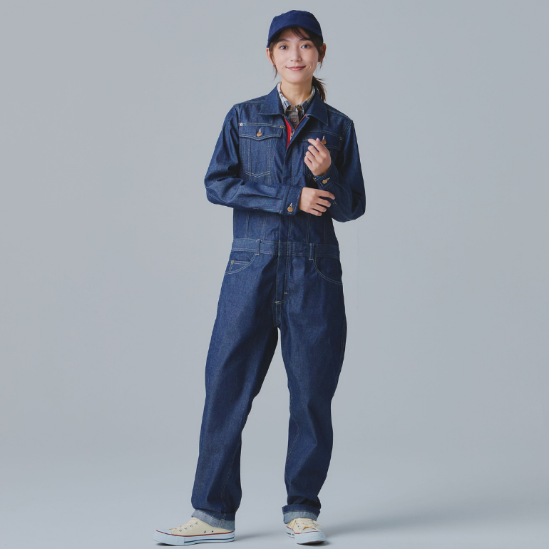 ROUND HOUSE® RH3001 デニムカバーオール | ヤマタカ株式会社